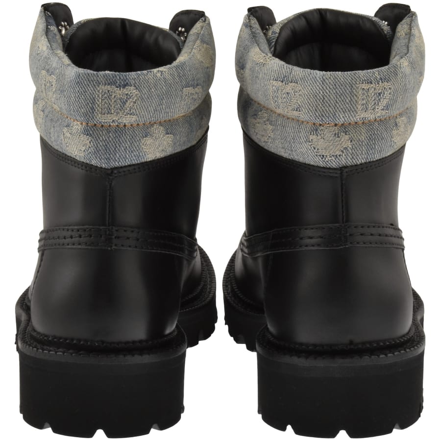 DSQUARED2 Monogram Ankle Boots Black | Mainline Menswear x